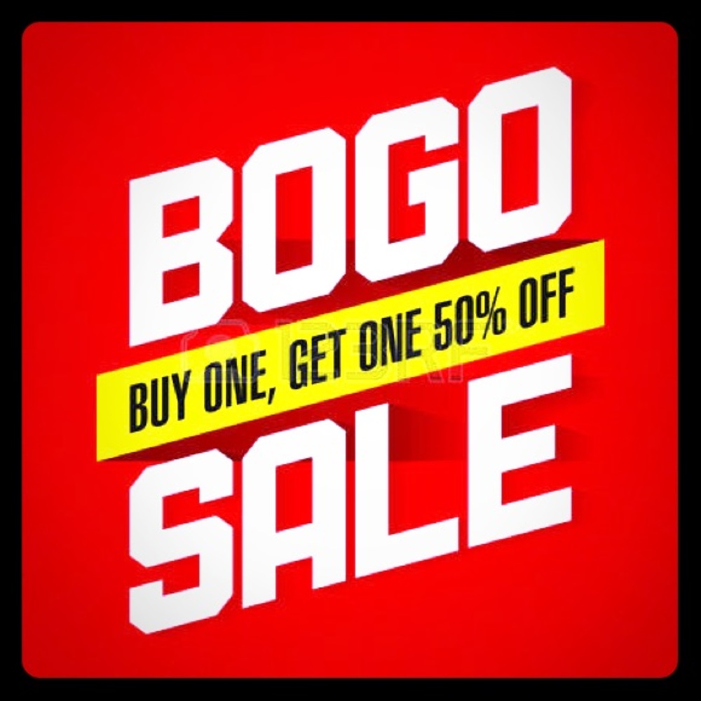 Bogo on whole closet!